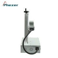 Machine de gravure laser à fibre mini CNC 50W pour bijoux en or et argent, découpe laser de bagues, gravure sur acier inoxydable