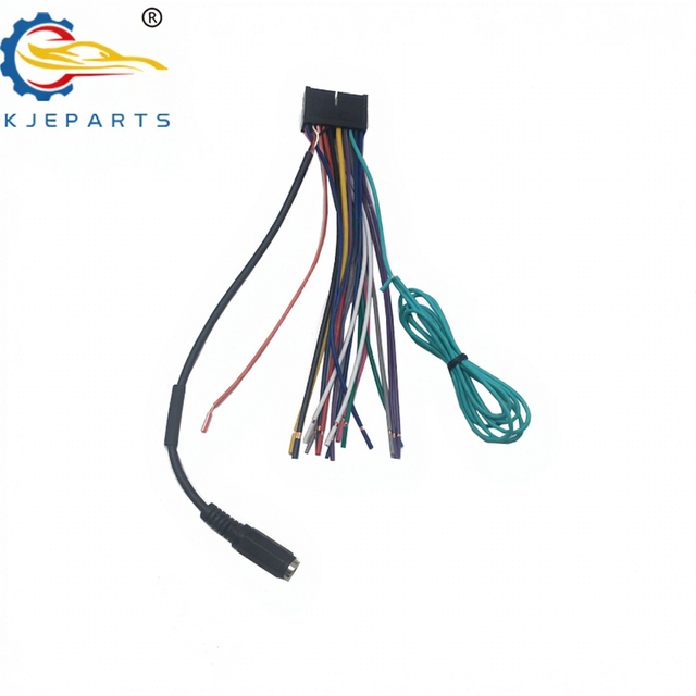 20Pin Adapter Radio Cord With MIC Audio Plug Microphone Cable for Universal Car DVD Video Player