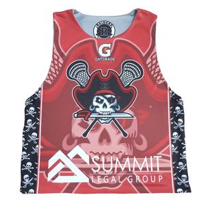 Logotipo de sublimación personalizado uniforme de lacrosse reversible - Product Image 1