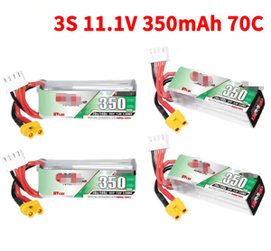 <b>3S</b> GNB 11.4V 80C 350mAh <b>Lipo</b> <b>Battery</b> XT30 for BETAFPV Beta75X/<b>3S</b> Beta65X/2S Whoop Drones Parts - Product Image 3