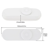 Interruptor regulador de intensidad LED de 110V/220V CA, interruptor giratorio de rango completo, interruptor de línea para lámparas de mesa y lámparas colgantes DIY