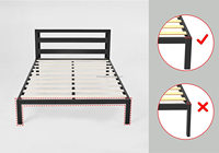 Kostenlose Musterlieferung Plattform-Bett Stahl Eisen Metallbett/Einzelbett Queen-Size Metallbettgestell Großhandel Hochwertig Günstiges Metallbett für Erwachsene