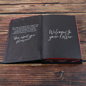 Custom Hardcover Book Printing with Sprayed Edges Luxury <b>Red</b> Foil Stamping Special Edition Fiction Novel Printing Service - Product Image 6