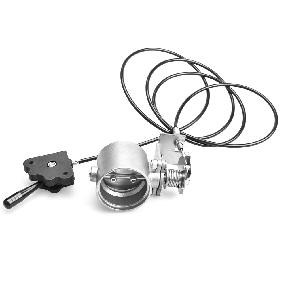 Grwa New Stainless Steel 2.5inch Exhaust Electric Cutout Dump Valve