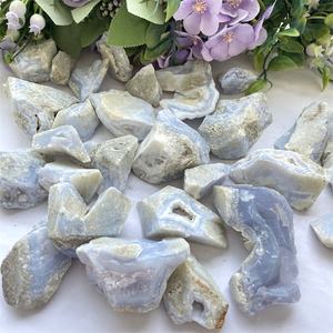 Natuurlijke Helende Ruwe Specimen Kristal Mineraal Ruwe Blauwe Kant Agaat Voor Decoratie - Product Image 2