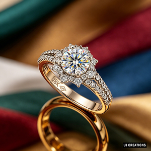 Custom S925/10K/14K/18K Solid Gold 1 Carat Round Lab Grown Brilliant Cut Diamond Wedding <b>Ring</b> VVS-VS Quality - Product Image 4