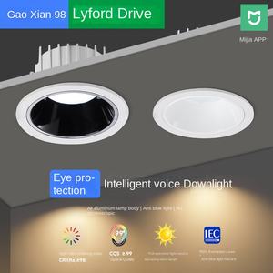 Aluminio montado integrado 7W 10W 12W 15W 18W 30W Hotel Antideslumbrante Downlight Embedded Cob Spotlight foco cuadrado - Product Image 2