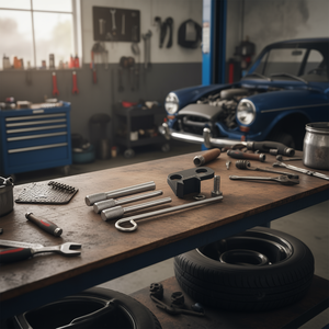 Kit de Herramientas de Reparación de Automóviles FG 192 MI9 con Varillas Metálicas y Abrazadera para Mantenimiento de Vehículos - Product Image 3