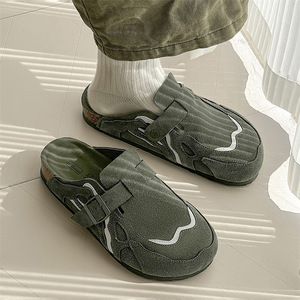 Unisex in vera pelle vera e propria ciabatte da spiaggia in <span class=keywords><strong>sughero</strong></span> <span class=keywords><strong>con</strong></span> funzione antiscivolo fodera invernale personalizzata all'ingrosso della fabbrica - Product Image 2