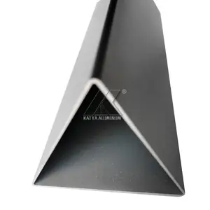 Tubo ad asta cava spessore 1mm tubo profilato in alluminio triangolo argento anodizzato 48 mm