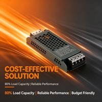 Alimentation LED ultra-mince 100W 200W 300W 400W 12V 24V, transformateur AC 110V-240V vers DC pour bande LED