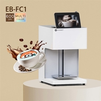 Imprimante créative EVEBOT pour boissons et desserts, machine à encre comestible couleur pour cafés, boulangeries et événements
