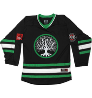 Tonton CustomCustom Maillots de hockey sur glace Uniformes de transfert de chaleur personnalisés Équipes de jeunes Durable 100% Polyester Tissu 220g Hockey