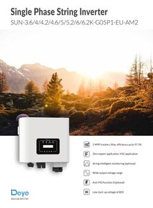 Onduleur solaire monophasé Deye haute efficacité 3.6-6.2kW avec <span class=keywords><strong>2</strong></span> MPPT, connecté au réseau, IP65 WIFI SUN-3.6/<span class=keywords><strong>4</strong></span>/<span class=keywords><strong>4</strong></span>.<span class=keywords><strong>2</strong></span>/<span class=keywords><strong>4</strong></span>.6/5/5.<span class=keywords><strong>2</strong></span>/6/6.2K-G05P1-EU-AM2 - Product Image 5