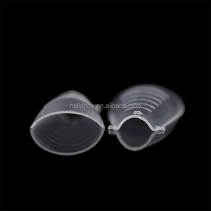Longs ongles en forme de cercueil, deux formes, extension artificielle naturelle, Nail Art, design de Salon avec ligne de longueur - Product Image 3