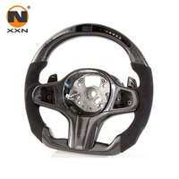 Volant de voiture en fibre de carbone LED en gros, compatible avec G05 X5 G06 X6 G07 X7, accessoires de modification de voiture de remplacement OEM