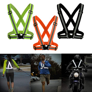 حزام عاكس قابل للتعديل من النايلون المرن من يوغوانغ، حزام أمان عاكس للجري الليلي والأنشطة الخارجية مع أحزمة للحقائب - Product Image 2