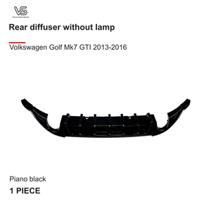 Difusor Trasero Sin Lámpara para Volkswagen Golf Mk7 GTI 2013-2016 - Product Image 1