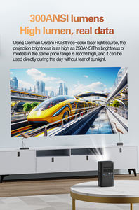 Projecteur <span class=keywords><strong>Android</strong></span> intelligent DLP WiFi 6 BT Home Cinéma Natif 1080P 4K-Laser 3D 5G avec batterie 15000mAh - Product Image 6