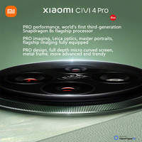 Dernier design Xiaomi Civi 4 Pro Dis Ney Princess Edition limitée 6,55 pouces 120 Hz OLED 12 Go 512 Go Smartphone 5G original