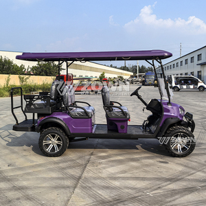 Voiturette de golf électrique 6 places, batterie lithium 48V avec contrôleur et certification CE, vente directe d'usine - Product Image 6