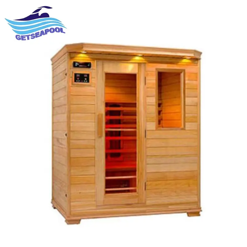 3People Canadian Hemlock Indoor far infrared sauna room