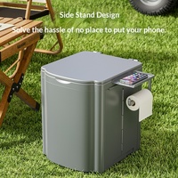 Toilette pliable portable en ABS pour adultes, camping en voiture, extérieur, bébé et enfants