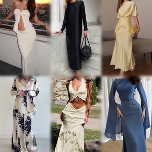 Vestidos de Verano para Mujer, Vestido de Alta Calidad en Poliéster/Algodón, Talla Única, Mini, Midi, Maxi, Varios Estilos, Venta al Por Mayor - Product Image 1