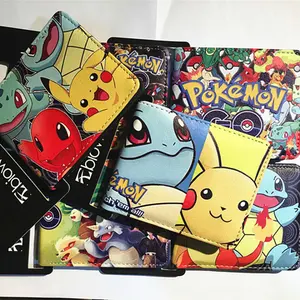 UFOGIFT Japanese Anime PU Leather Pokemon Wallets Purse Pikachu Wallet