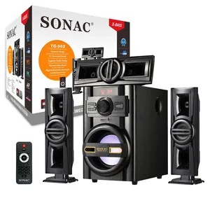 SONAC TG-503 새로운 8ohm 25 와트 우퍼 5.1 서라운드 사운드 drahtlos boofer 스피커