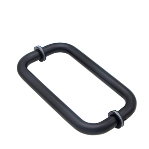 Poignée de porte de douche en verre moderne en acier inoxydable 316 de qualité marine, anti-corrosion, pour porte coulissante sans cadre - Product Image 1