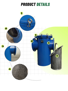 DN100 cBasket Strainer-Rohrleitungsfilter, anpassbare Filterpräzision von 40 Mesh, OEM & ODM verfügbar. - Product Image 5