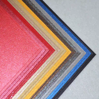 Papier cartonné nacré Guangzhou 250gsm avec papier fantaisie en poudre brillante pour papier d'impression de boîte