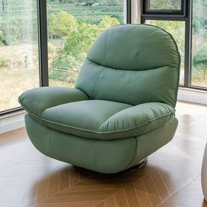Recliner Chair With Reclining And Revolving Function For Living Room Single Sofa Seat Adult Use Foam Filling - Product Image 2