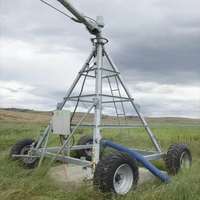 Machine d'irrigation par aspersion à pointeur circulaire autopropulsée, équipement d'irrigation intelligent à grande échelle pour économiser l'eau pour les fermes