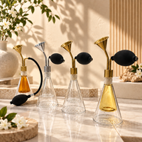 Bouteille d'échantillonnage d'arômes en verre en forme de volcan OEM créative, dispositif de test de parfum pour l'affichage d'huiles essentielles, de parfums, de café et de vin