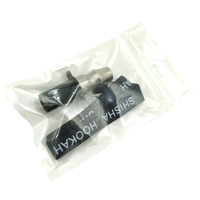 Source à la mode arabe narguilé accessoires Silicone alliage d'aluminium porte-cigarette miroir Tech métal corde aspiration buse boîte