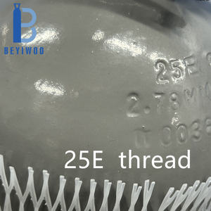 Petite taille EN ISO9809-1 CO2 <span class=keywords><strong>bouteille</strong></span> <span class=keywords><strong>de</strong></span> <span class=keywords><strong>gaz</strong></span> <span class=keywords><strong>2</strong></span>.7L 200Bar cylindre en acier sans soudure pour aquarium/boisson - Product Image 2