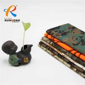 Rundong Premium Kostenlose Probe Boys Camouflage Pants Stoff digital blau Camo Stoff