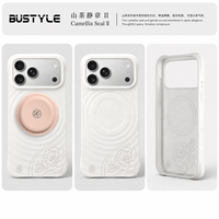 Coque de téléphone magnétique en silicone personnalisable pour iPhone 18 17 16 Pro – Coque mobile en caoutchouc gravée à froid et imprimable