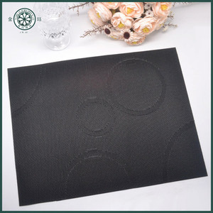 Café restaurant noir mat <span class=keywords><strong>vinyle</strong></span> <span class=keywords><strong>cuisine</strong></span> <span class=keywords><strong>tapis</strong></span> de table taille personnalisée logo <span class=keywords><strong>grand</strong></span> <span class=keywords><strong>tapis</strong></span> de table - Product Image 4
