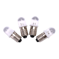 Ampoule LED E10 DC 12/24V pour usage résidentiel, forme globe, ampoule indicatrice, lampe torche, blanc/blanc chaud, accessoires d'éclairage DIY