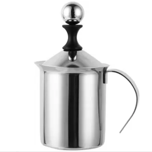 Espumador de <span class=keywords><strong>leche</strong></span> Jarra de espuma de <span class=keywords><strong>leche</strong></span> de mano para agitadores de café Mezclador de bebidas Fabricante de batidos de acero inoxidable Espuma de <span class=keywords><strong>Prensa</strong></span> <span class=keywords><strong>Francesa</strong></span> - Product Image 1