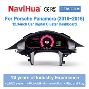 Nuevo Panel de Instrumentos Digital Inalámbrico Navihua con Carplay, Pantalla LCD, Velocímetro, Cabina Virtual para Porsche Panamera 2010-2016 - Product Image 1