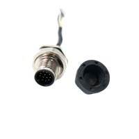 Câble de raccordement M12 vers JST personnalisé OEM YZCONN, faisceau de câblage à 3, 4, 8 broches, connecteur M12 à 4, 5, 8 broches avec terminal