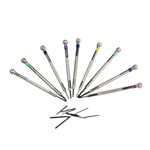 Set Durevole di 9 <span class=keywords><strong>Cacciaviti</strong></span> per <span class=keywords><strong>Orologiaio</strong></span> Varie Misure a Testa Tonda Accessori Essenziali e Pratici per la Riparazione di Orologi - Product Image 2