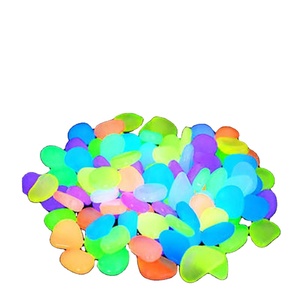 グローインザダークセラミックアクアリウム小石 & ロックスエコフレンドリーなルミナスの装飾 - Product Image 1