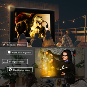Factory Customized Family Outdoor <b>Projector</b> Inflatable Portable Movie Screen Outdoor Inflatable Screen Portable <b>Light</b> Screen Fac - Product Image 3