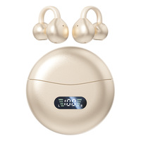 Écouteurs Bluetooth à clip élevé sur les écouteurs Coût-performance Léger Stable Oreillettes ouvertes antibruit pour le travail quotidien