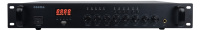 D-6100U 1.5U 100W 6 zones classe D tension 100V amplificateur de mélangeur en aluminium Audio système d'amplificateurs de cinéma maison avec BT